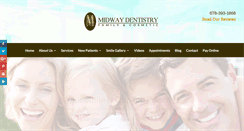 Desktop Screenshot of midwayfamilydentistry.com